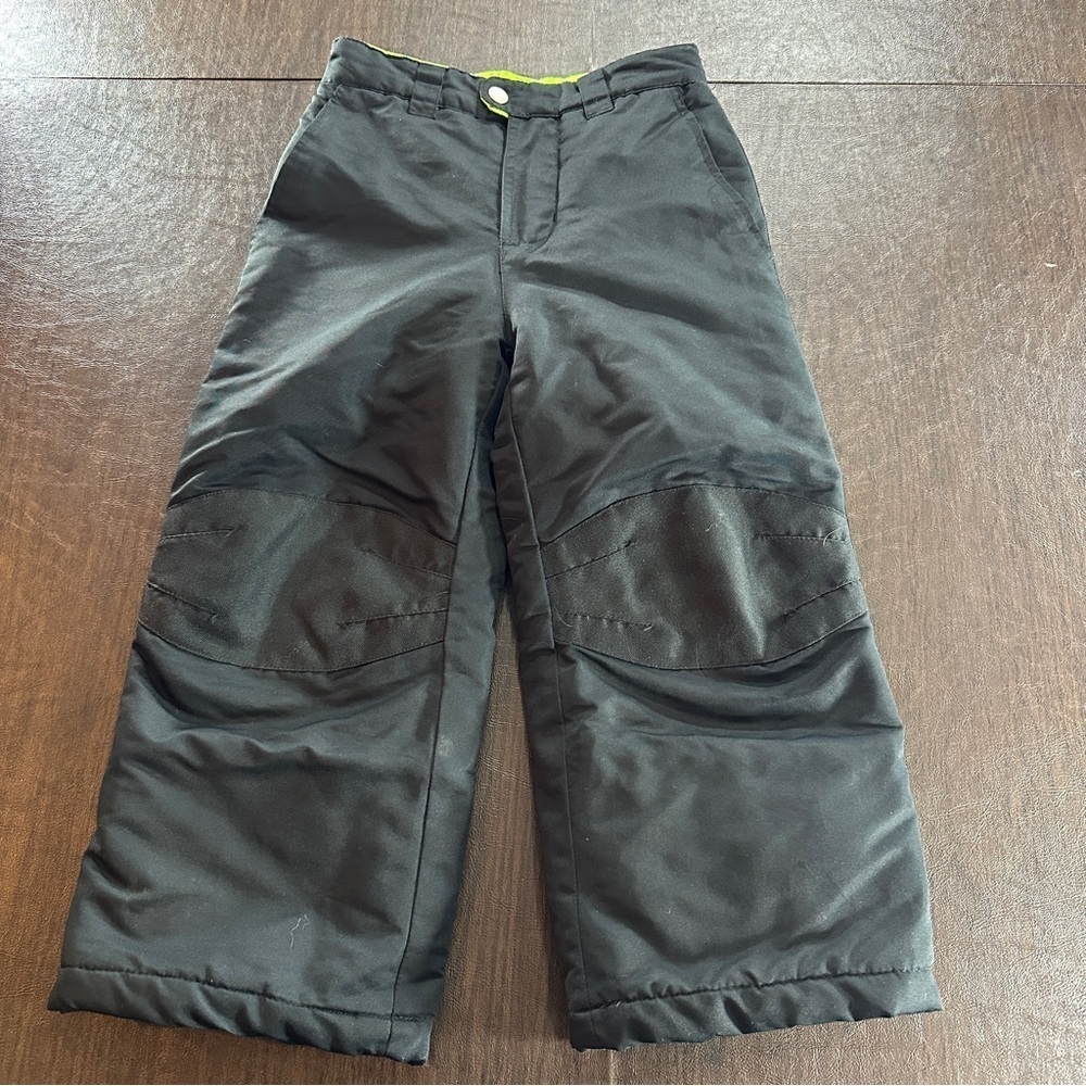 Faded Glory Blank Snow with Neon Green Interior Pants Sz XS (4-5)